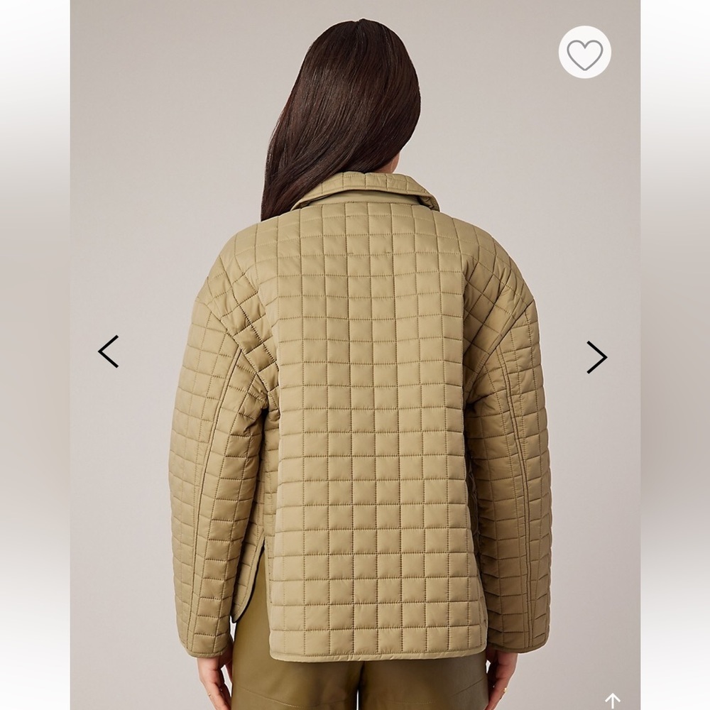 Hudson North Women’s Olive Quilt Polyfill Lightweight Jacket Size M NWT - Picture 3 of 16